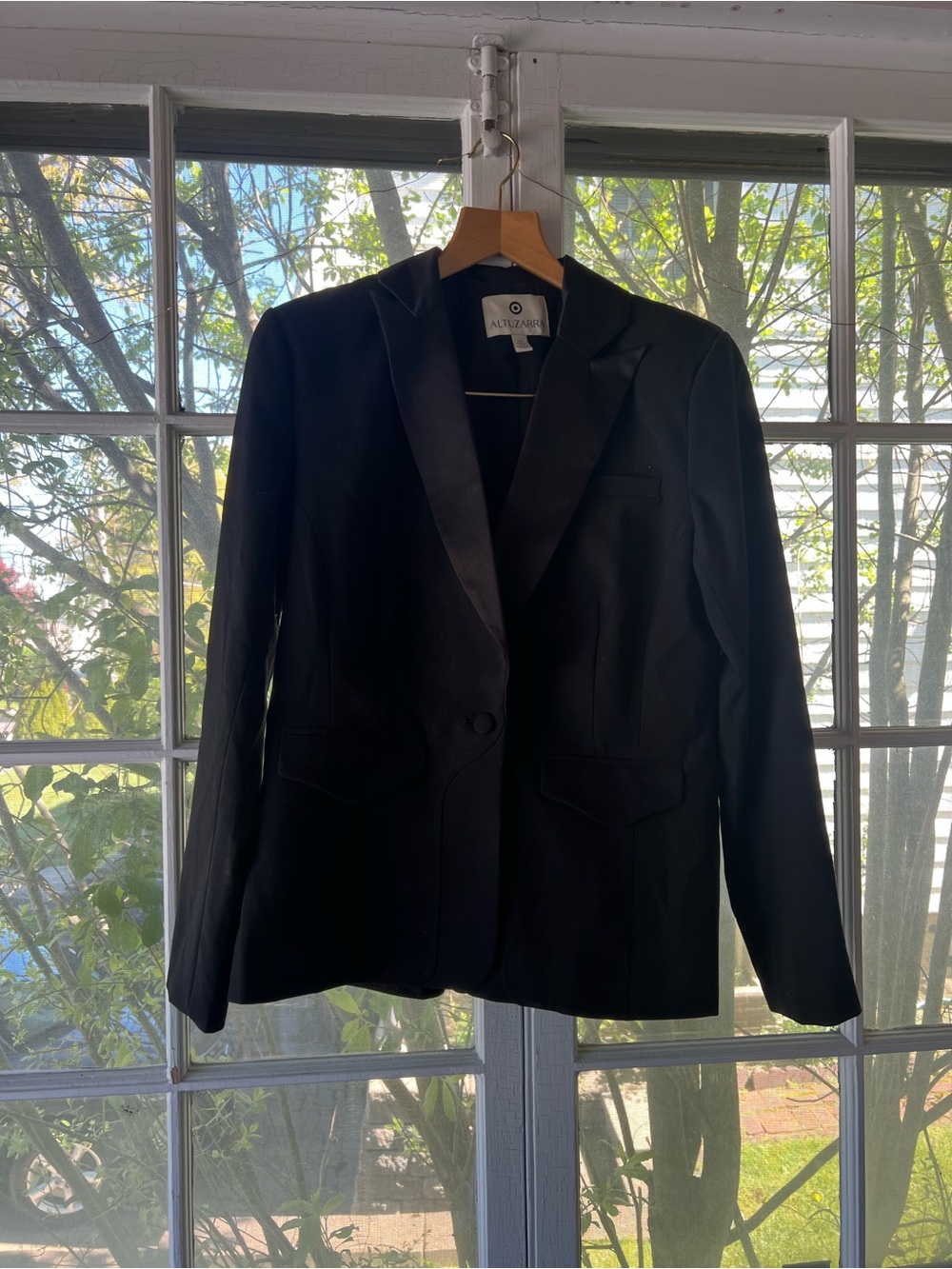 Altuzarra Black Single-Button Notch Lapel Blazer and Pants set